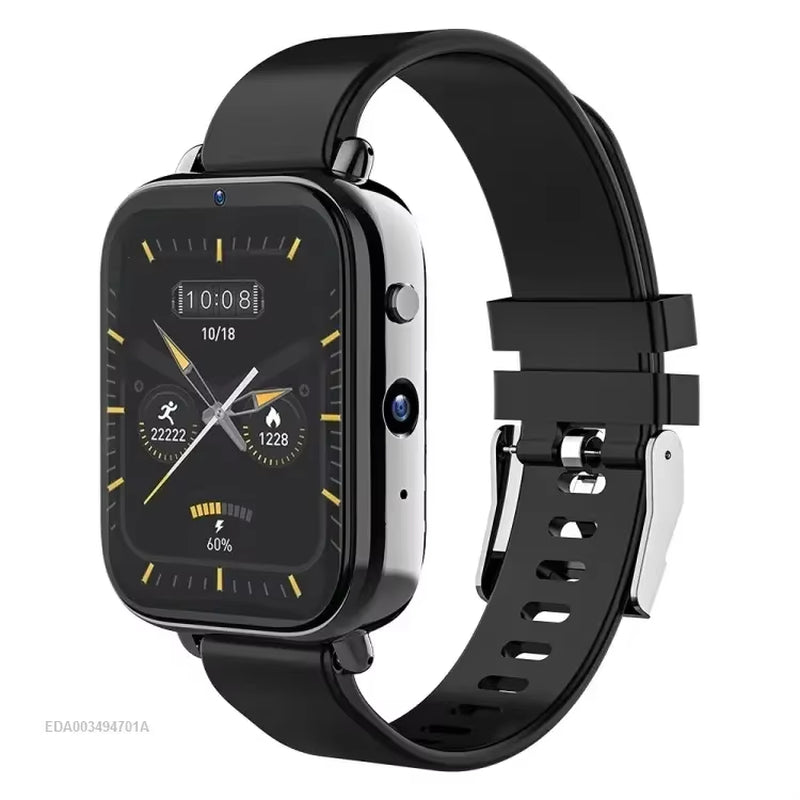 Montre 4G céramique android, double caméra 13 MP 1600 Mah Wifi GPS