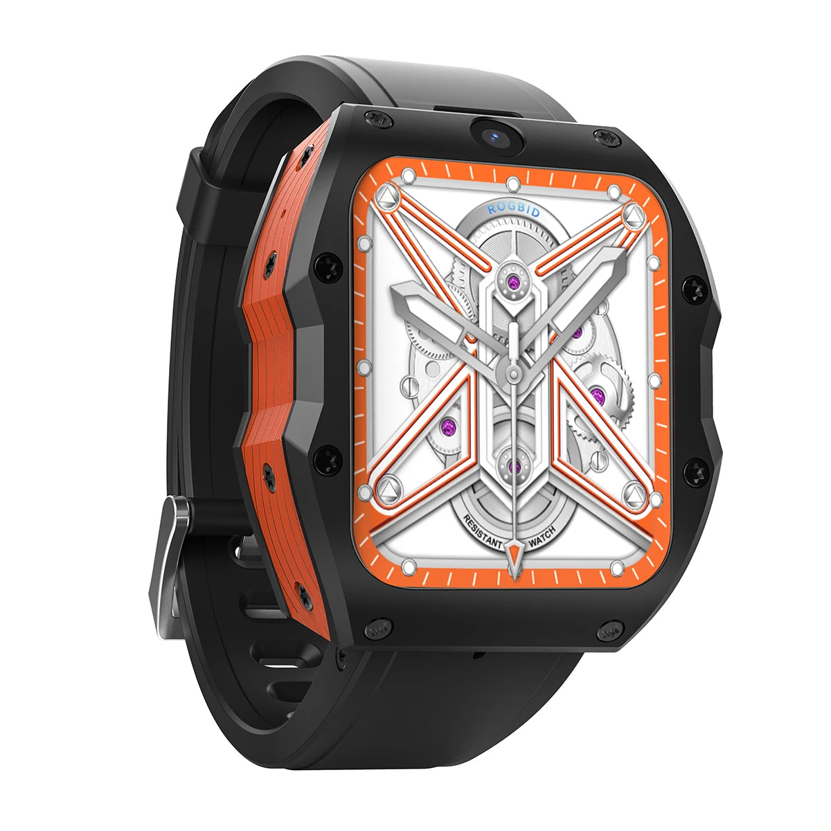 Montre connectée Rogbid Model X : 4G, Android, 16GB-128GB, GPS, IP68, écran 2.1’’, 13MP