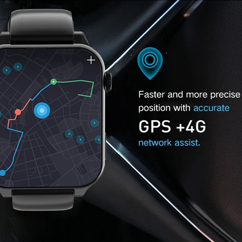 Montre connectée Rogbid Brave 3 : 4G, GPS, double caméra, Android 9.1